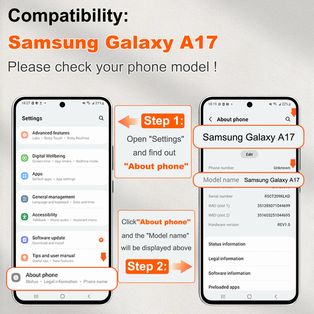 Jshru for Samsung Galaxy A17 Case with Screen Protector,Camera Protective Cover,Ring Stand,Phone Case for Men and Women,Shockproof Bumper Phone Cover